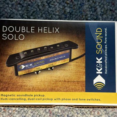 K&K Sound Double Helix Solo Soundhole Acoustic Guitar Pickup