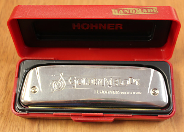 Hohner 542BL-B Progressive Series Golden Melody Harmonica - Key of B image 1
