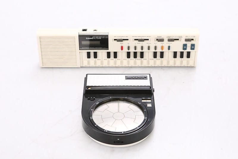 Casio VL-1 VL-Tone 29-Key Synthesizer & Stylophone Beatbox