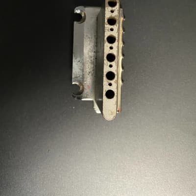 Fender American standard bridge 2 pivots with Graphtech Saddles image 3