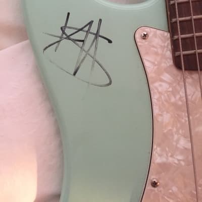 Artist Signed Fender Tom Delonge Stratocaster 2002 surf image 6