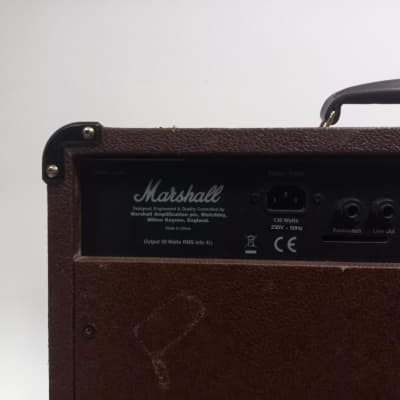 Marshall Acoustic Soloist AS50R 2-Channel 50-Watt 2x8" Acoustic Guitar Combo 2000s - Brown image 7