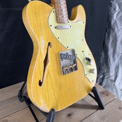 Von K Guitars T-Time 69 Relic Tele Style Aged Butterscotch Blonde Nitro Lacquer image 4