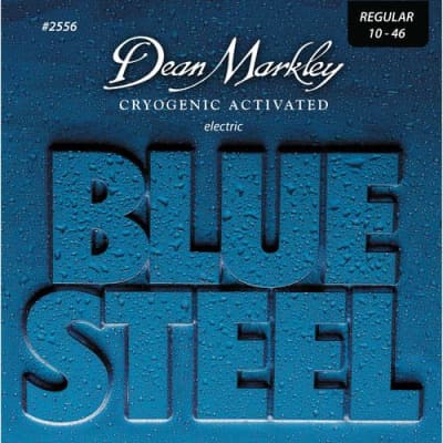 Dean Markley 2556 Blue Steel Electric Guitar Strings 10-46 6-String Set for sale