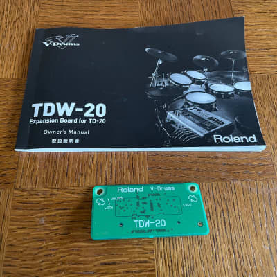 Roland TDW-20 Expansion TDW20 TD-20 Expanded Drum Module Brain V Drum Card