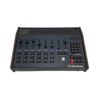 Oberheim DX 6-Voice Drum Machine 1981 - Blue with Wood Sides