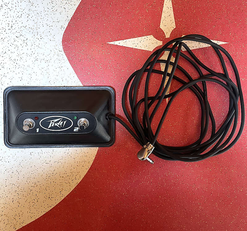 Peavey MultiPurpose 2Button Guitar Amplifier Footswitch Amp Reverb