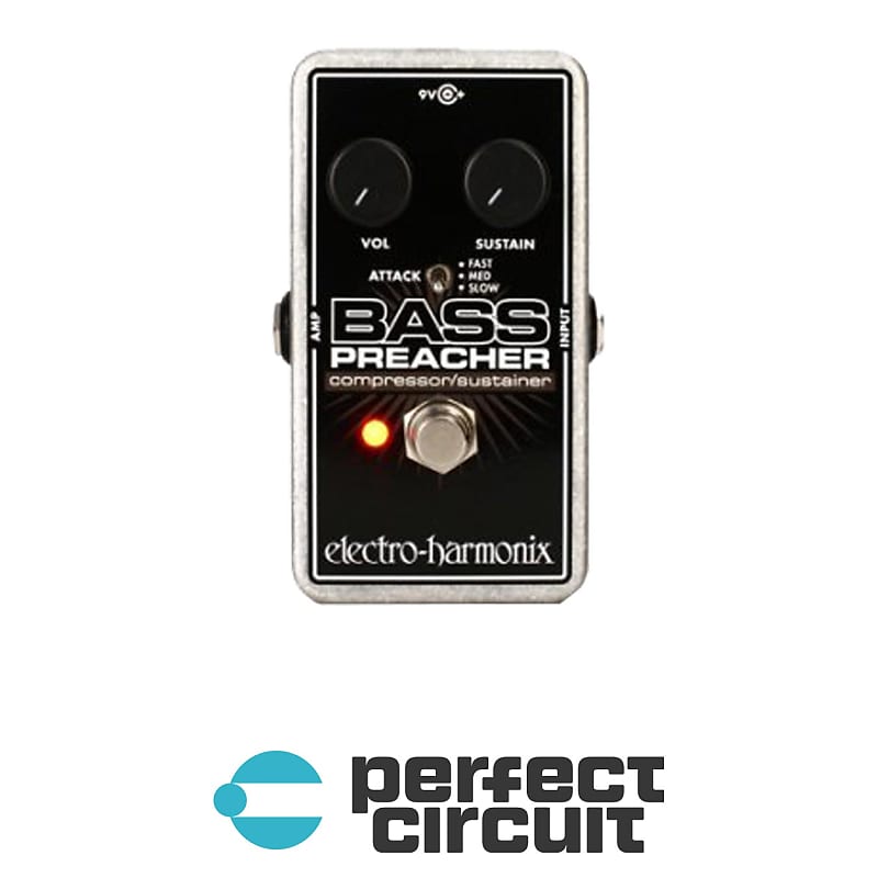 Electro-Harmonix Bass Preacher Compressor / Sustainer Pedal image 1