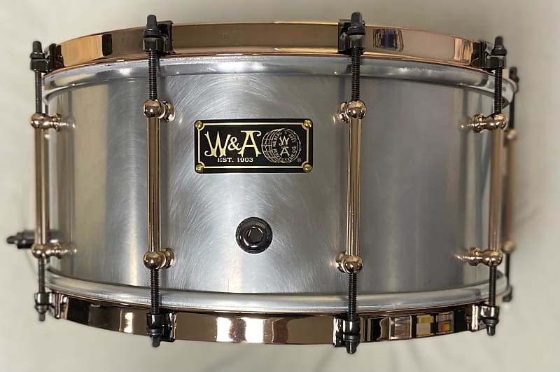 6.5x14 Walberg and Auge Snare Drum Steel