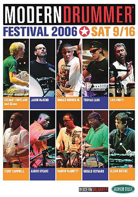 Modern Drummer  Festival 2006 Saturday Instructional Drum DVD NEW 000320650 image 1