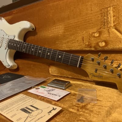 Fender Custom Shop 1960 Stratocaster Heavy Relic Olympic White image 4