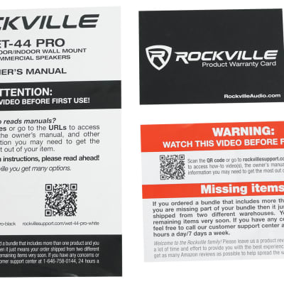 Pair Rockville WET-44 PRO Dual 4" 4-Way Swivel 70V Commercial Speakers in White image 8