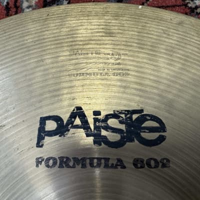 14" Paiste Formula 602 Heavy Hihat 1045/1060gr (VIDEO) image 9