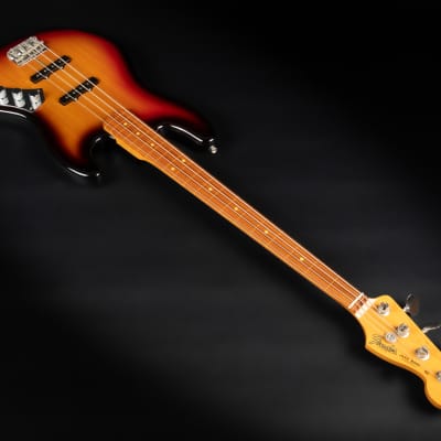 2010 Fender USA Jaco Pastorius Artist Series Signature Fretless Jazz Bass RW - 3-Color Sunburst | OHSC image 7