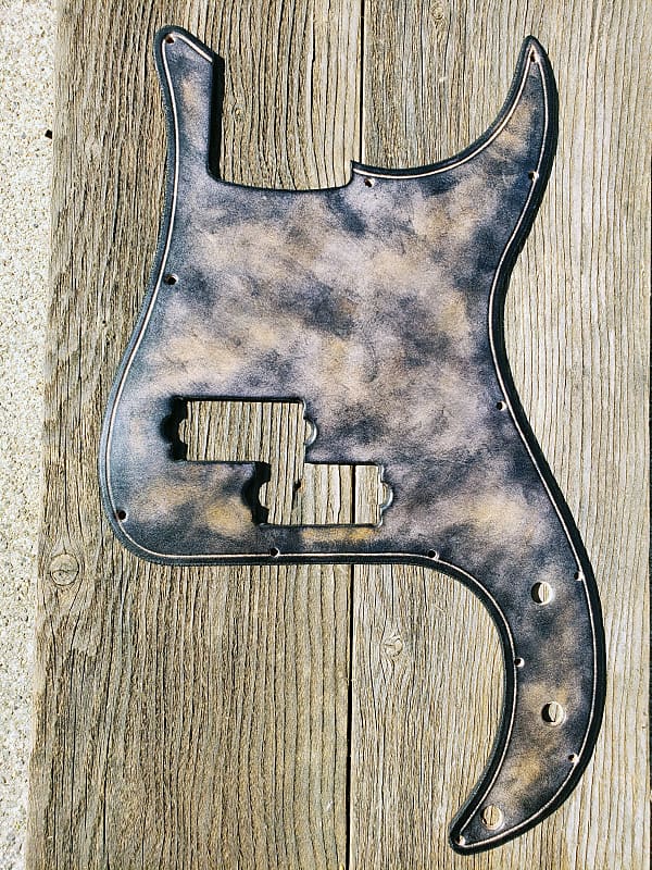 Leather Pick Guard Fender Precision Bass Guitar Reverb UK