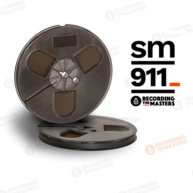 Lot of 3 RTM SM911 1/4 x 1200' Analog Recording Tape on 7 Plastic Reel w/  Box NEW