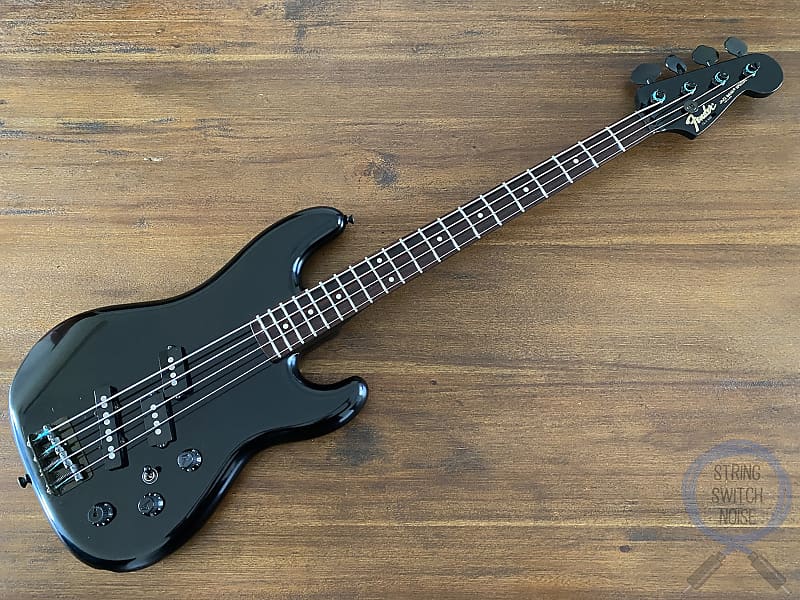 Fender Jazz Bass, Special, P/J Slant, Black, 1986, Medium 32” | Reverb