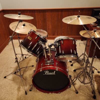 Pearl SMX Session Custom Maple vintage fade 10 piece drum set | Reverb