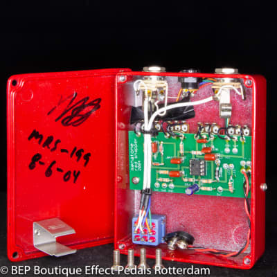 Menatone Red Snapper Transparent Overdrive 2004 s/n MRS-199 Hand signed by Brian Mena made in USA image 10