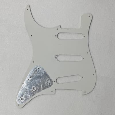 Pickguard for Fender Stratocaster, 11 Hole, 3-Ply, White image 2