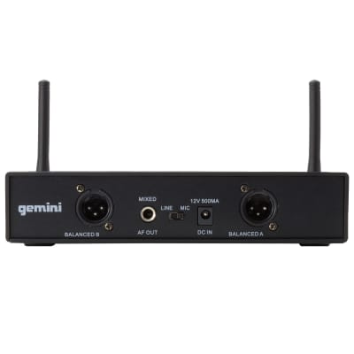 Gemini UHF-6200M Dual Channel Handheld UHF Wireless System image 4