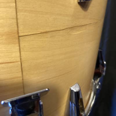 Russ McKinnon's, Remo 14x11.5" Brazilian Marching Snare Drum 1980's - Natural image 12