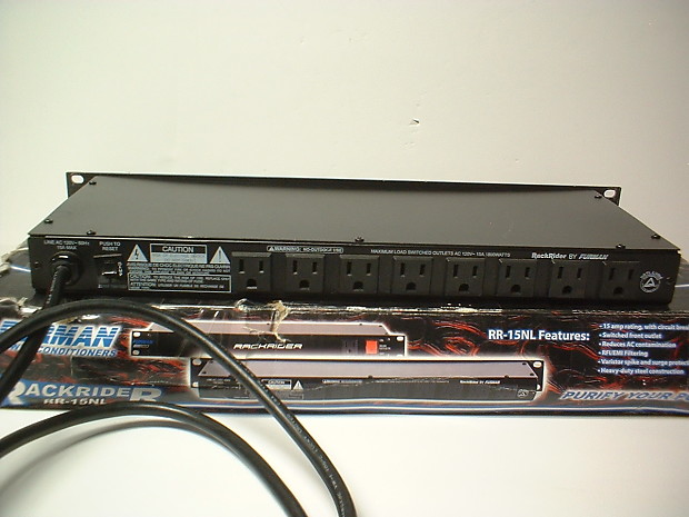 【激安通販オンラインショップ】 Furman Rack Reverb | Conditioner Power RR-15NL Rider 配信機器・PA機器・レコーディング機器