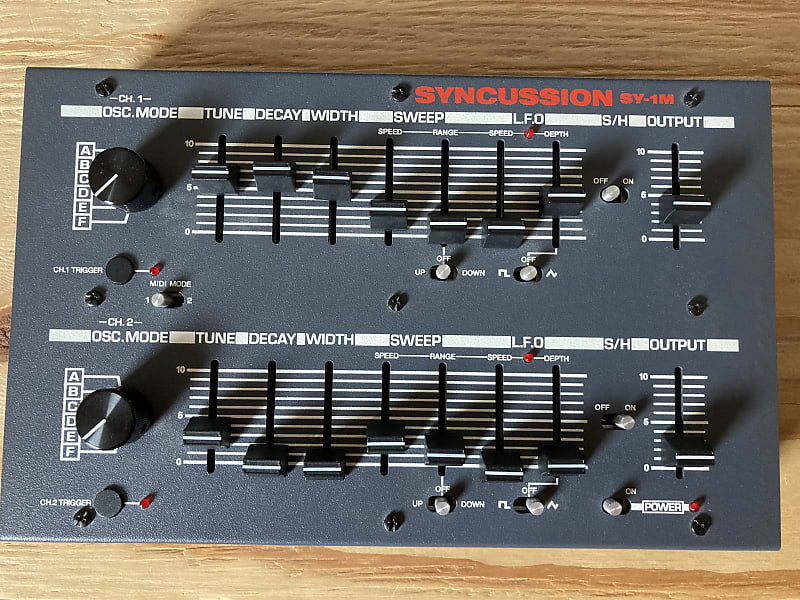 希少美品 Psycox SYNCUSSION SY-1M Pearl MATRIXSYNTH: Psycox SY-1M Syncussion - Pearl Syncussion