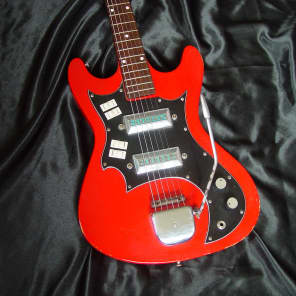 1960's Kay Truetone with Gibson made P-35/Kelvinator Pickups image 7