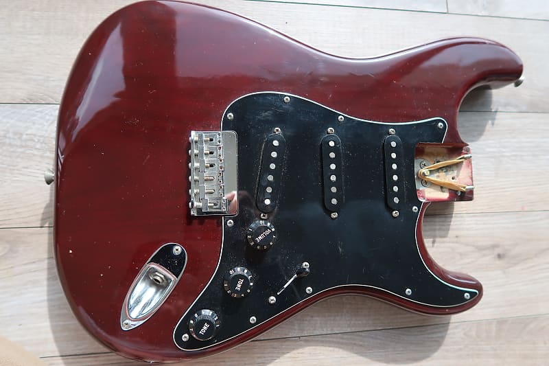 Fender Stratocaster 1978 wine red loaded body hardtail all original USA  vintage '78