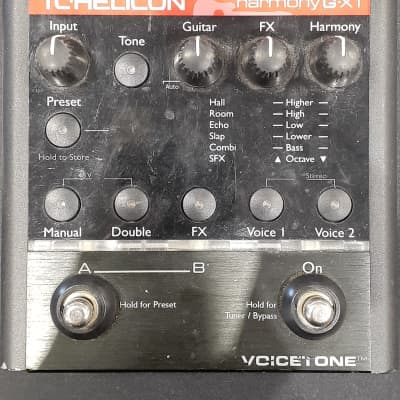 TCHELICON harmony G•XT FX TC-Helicon VoiceTone Harmony-G XT Vocal Effects Pedal