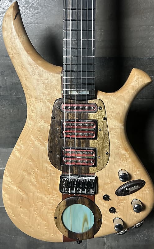 High Waters Guitars Nebula -Blanc DU Blanc Jerry Garcia Tribute Brand New with case! 2023 - Natural image 1
