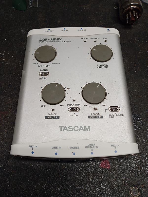 Vintage Tascam US-122L USB to PC Audio Interface