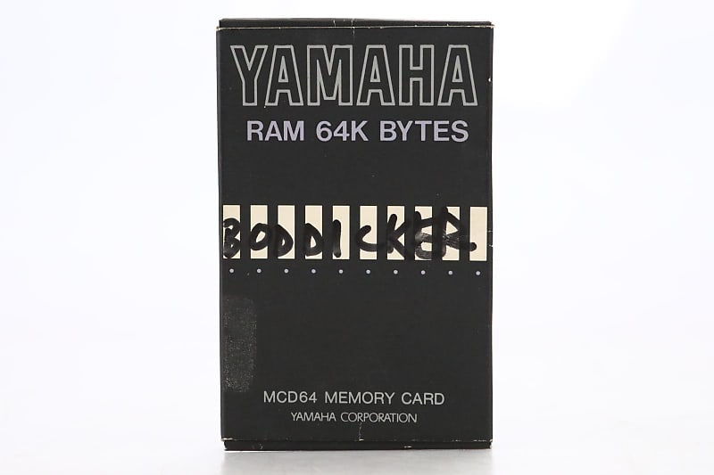 Yamaha MCD64 64k Byte Ram Memory Card for SY/TG Series #46494