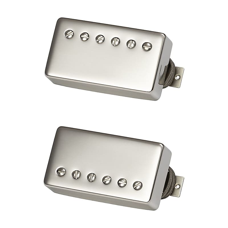 Gibson Custombucker Matched Set Alnico III PAF Style Humbucker Pickups  (Nickel)