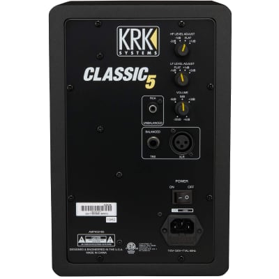 KRK Rokit Based CL5G3 5" Classic Active Studio Monitor Speaker Pair Stands & TRS image 6