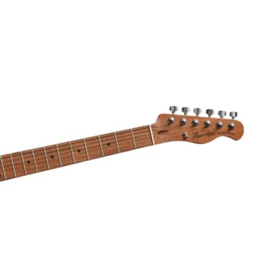 Bacchus BTE-1-RSM/M-3TS Universe Series Roasted Maple Electric Guitar, 3 Tone Sunburst image 3