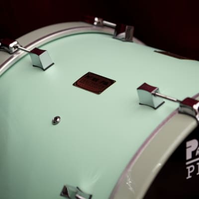 Pork Pie Percussion 5-Piece Custom 8-Ply Maple Drum Set (10/12/16/22/6.5x14") in Sea Foam Green image 6