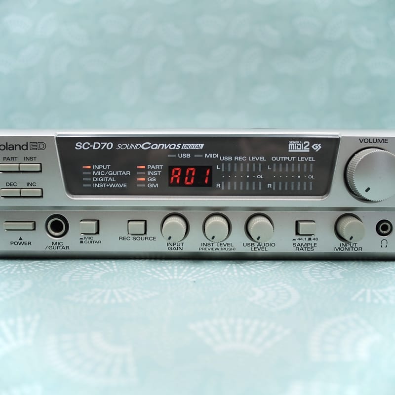 Roland SC-D70 Sound Canvas Digital General MIDI 2 Sound Modules Made in  Japan ZN90258