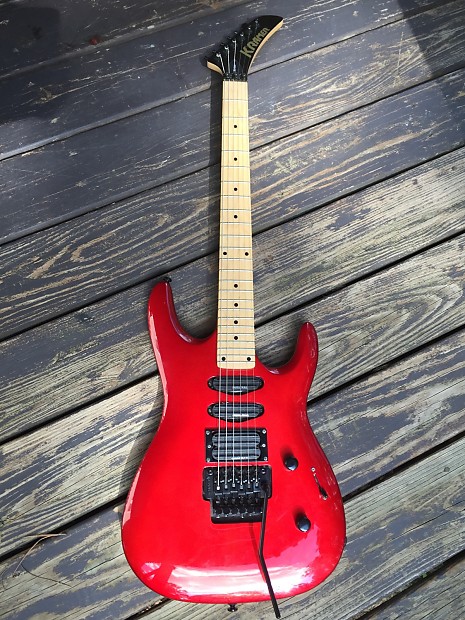 【激レア美品】Kramer Striker 422S エレキベース　レッド Kramer Striker 422 Electric Guitar FR 422 maple fretboard