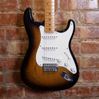 Fender 1954 Stratocaster - 50th Anniversary Electric Guitar 2 Colour Sunburst | Art Esparza Masterbuilt | 4668 | Guitars In The Attic for sale
