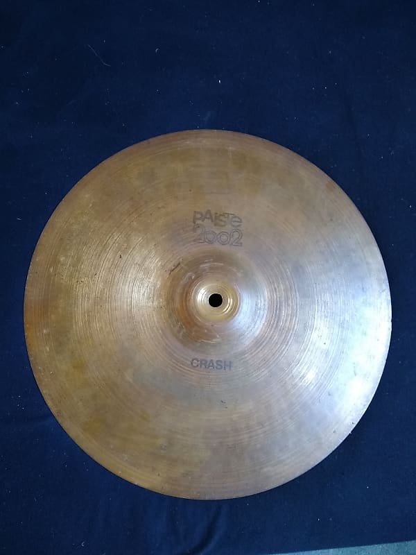 Paiste 14" 2002 Crash Cymbal 1972 Black Label Reverb