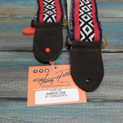 Henry Heller Handwoven Peruvian Guitar Strap image 2