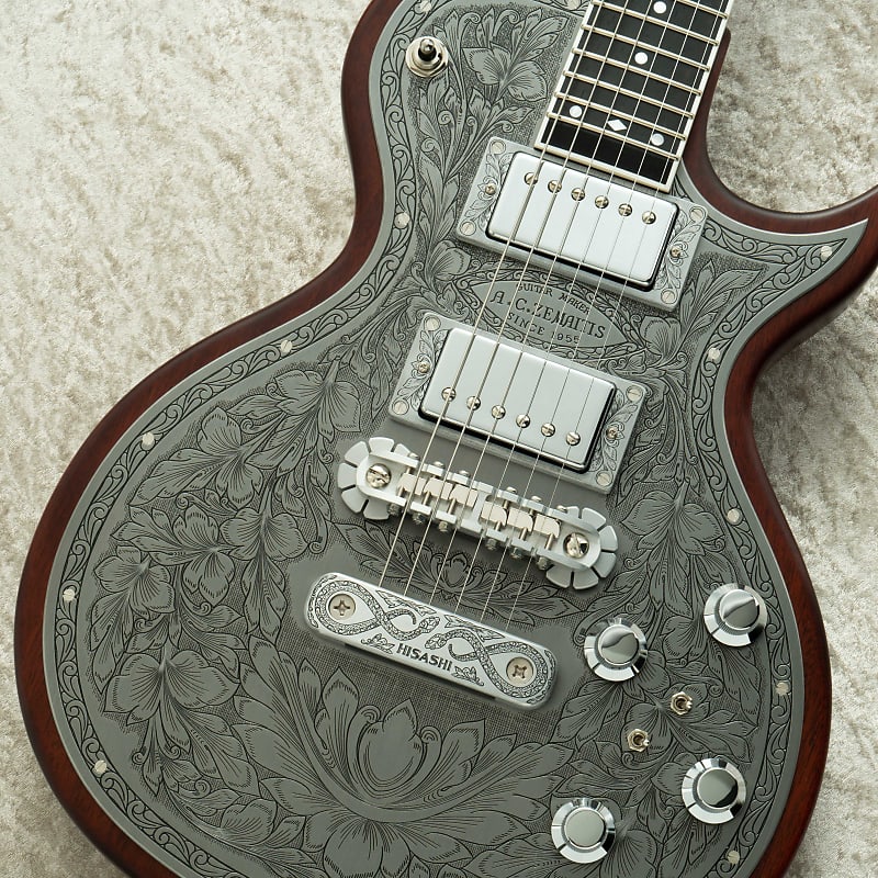 Zemaitis THE PORTRAIT Metal Front HISASHI Signature Model, Natural