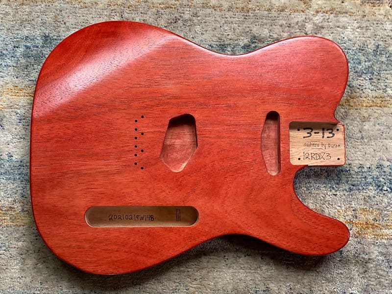 Buren's Crazy Light Contoured Cherry Red African Mahogany