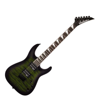 Jackson JS Series Dinky Arch Top JS32Q DKA HT Electric Guitar - Transparent Green Burst image 2