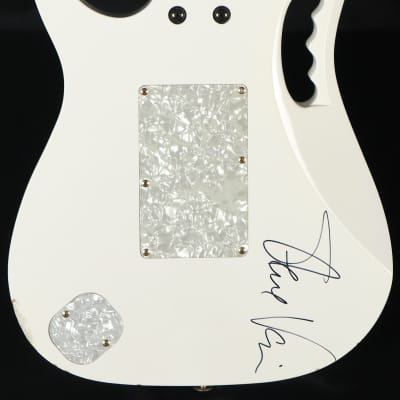 Ibanez Steve Vai Owned/Signed JEM JEM7V-WH White Electric Guitar w/ OHSC LI Practice Guitar image 10