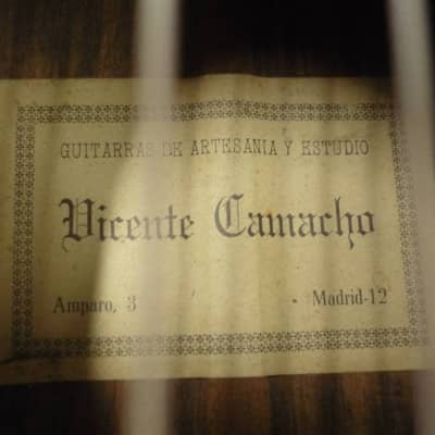 Guitarra clásica Vicente Camacho en muy buen estado image 14
