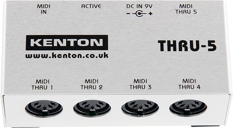 Kenton Thru-5 MIDI Thru Box | Reverb