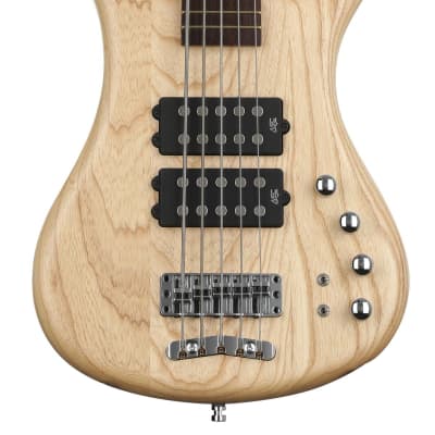Warwick Pro Series Corvette $$ 5-string Electric Bass Guitar - Natural Satin for sale